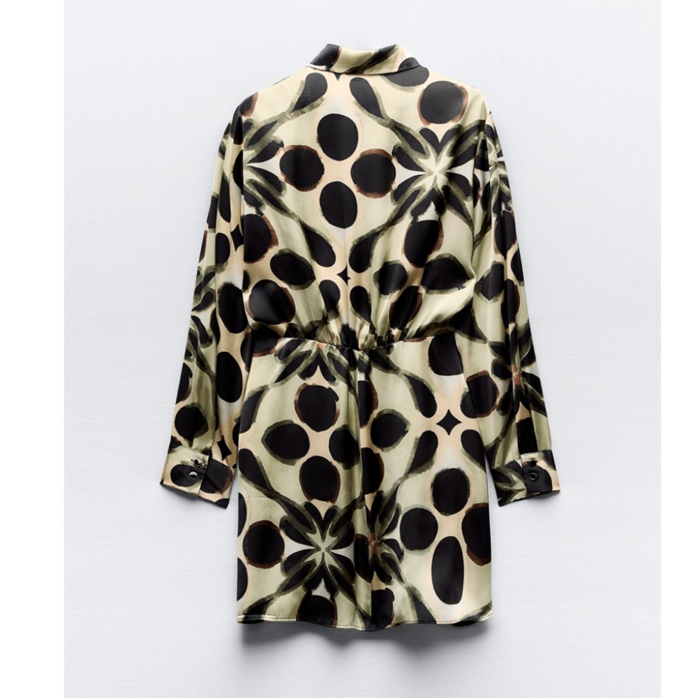 GEOMETRIC PRINT DRESS - Picture 9 of 12
